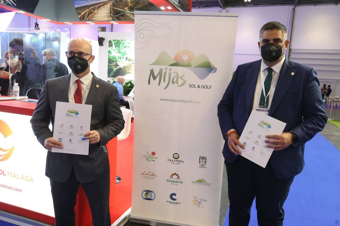 Representatives of the tourism industry in Andalucía and the Costa del Sol at the World Travel Market 2021 in London.