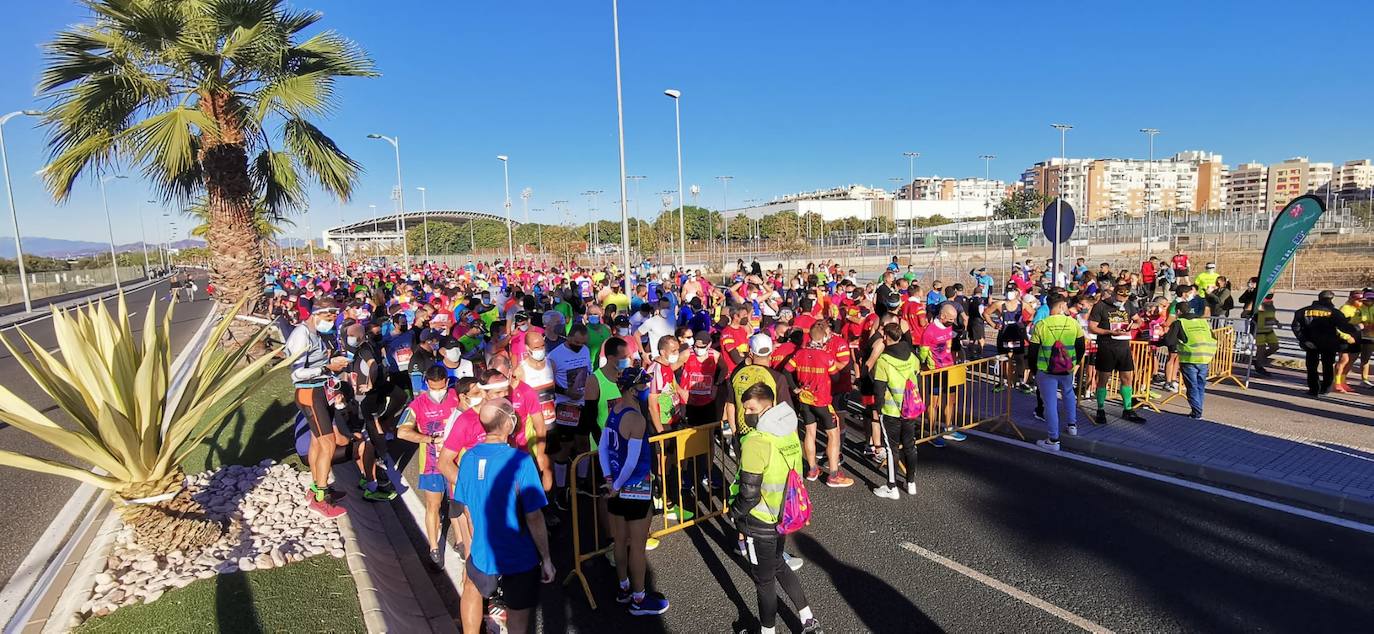 Almost 7,000 people participated in the Malaga half marathon on Sunday.