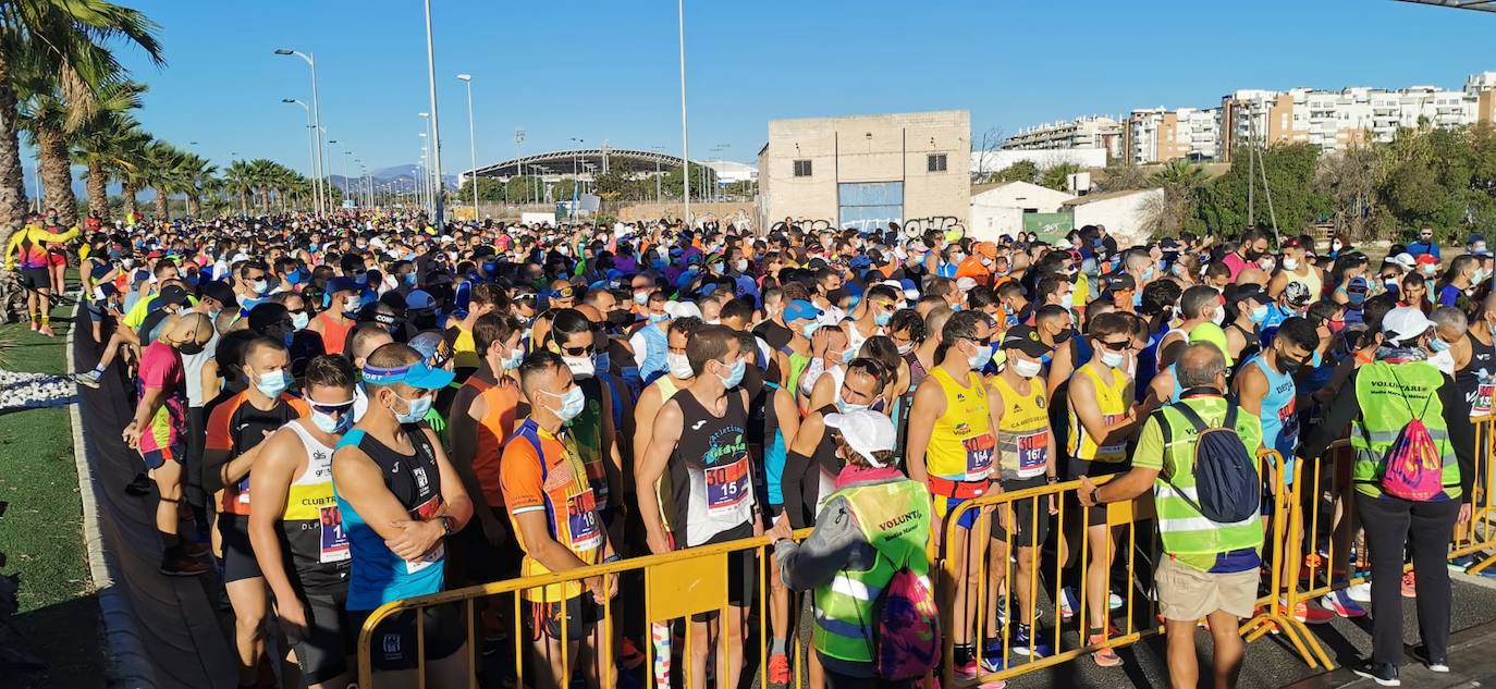 Almost 7,000 people participated in the Malaga half marathon on Sunday.