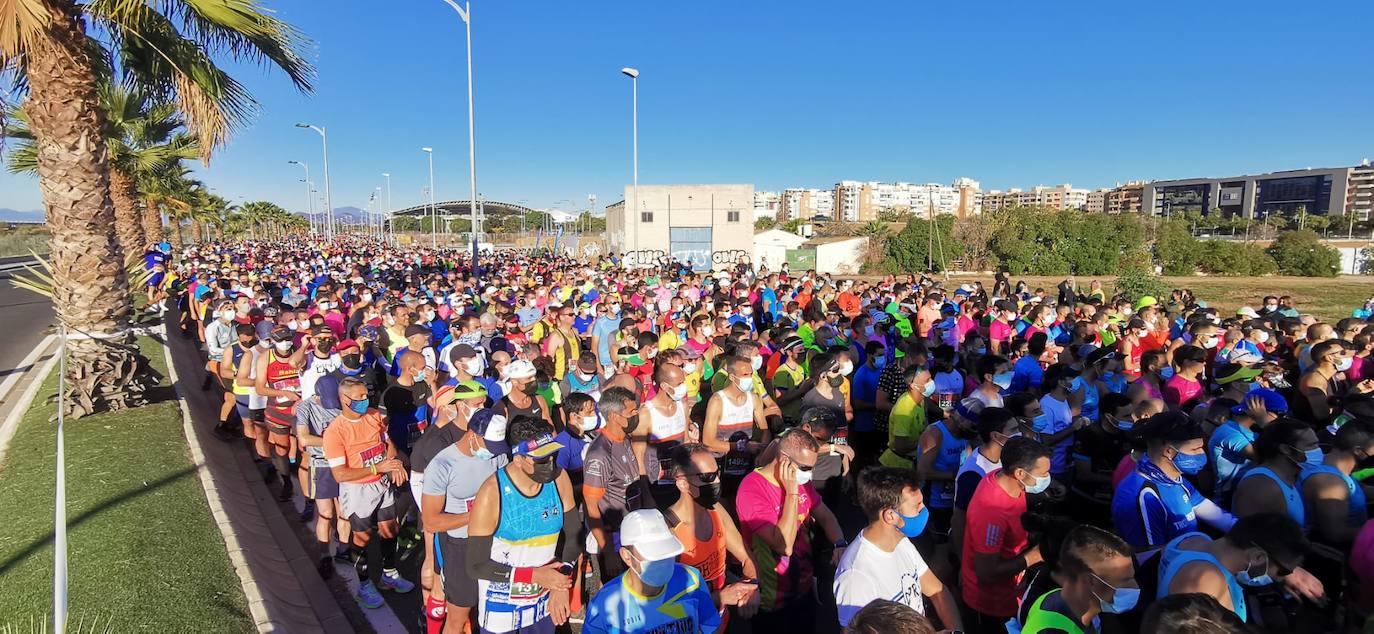 Almost 7,000 people participated in the Malaga half marathon on Sunday.