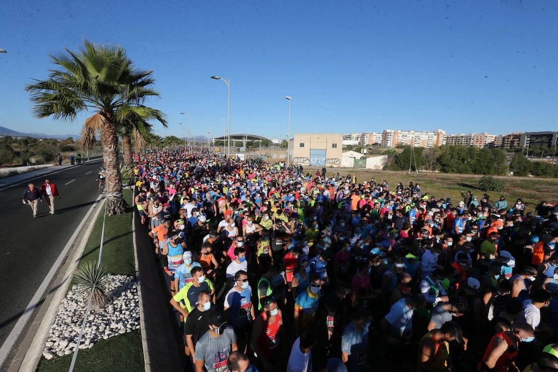 Almost 7,000 people participated in the Malaga half marathon on Sunday.