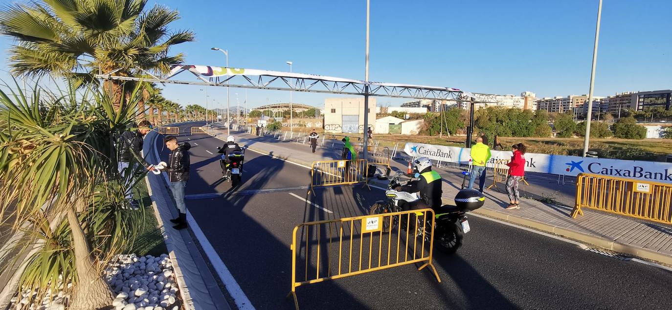 Almost 7,000 people participated in the Malaga half marathon on Sunday.