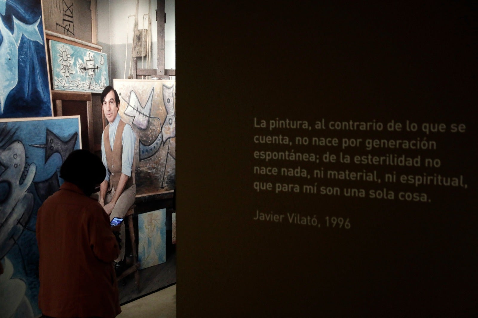 The exhibition by Javier Vilató, Picasso's nephew, in Malaga until 20 March.
