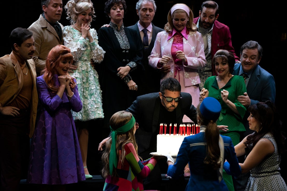 Antonio Banderas stars in the show that brings Broadway glitter to the Soho theatre