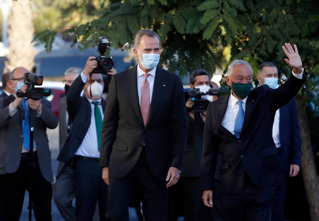 King Felipe attended the event alongside the presidents of Italy and Portugal.