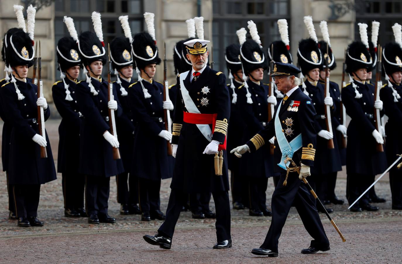 Images from the King and Queen of Spain's official visit