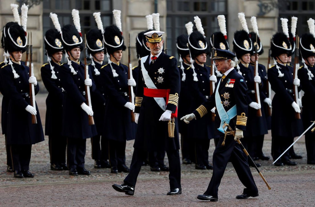 Images from the King and Queen of Spain's official visit