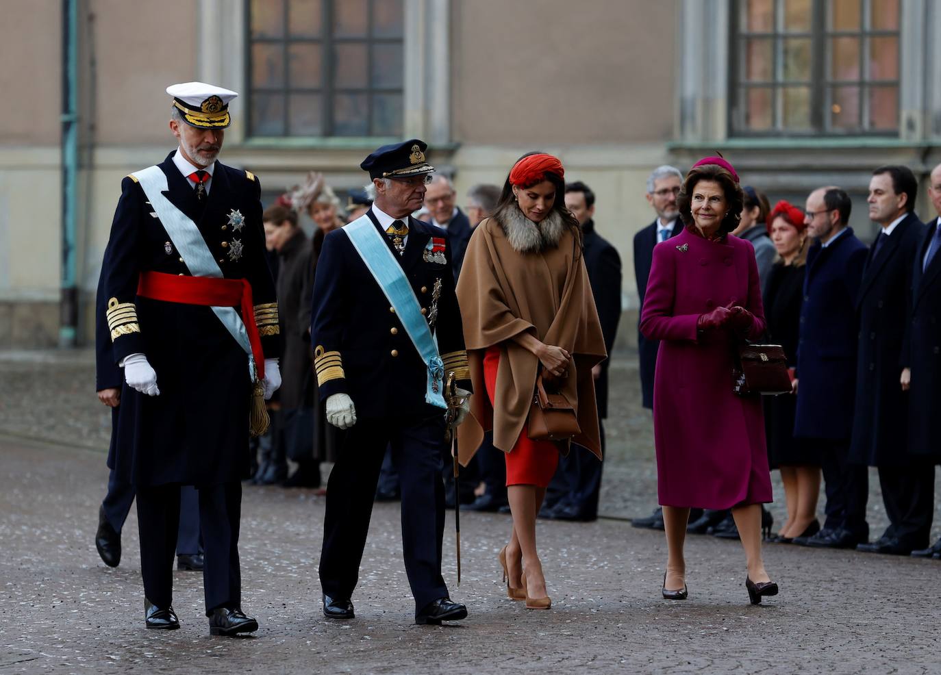 Images from the King and Queen of Spain's official visit