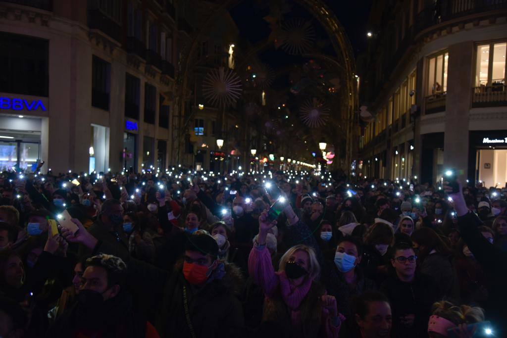 The festive spirit has arrived in the streets of the city of Malaga.