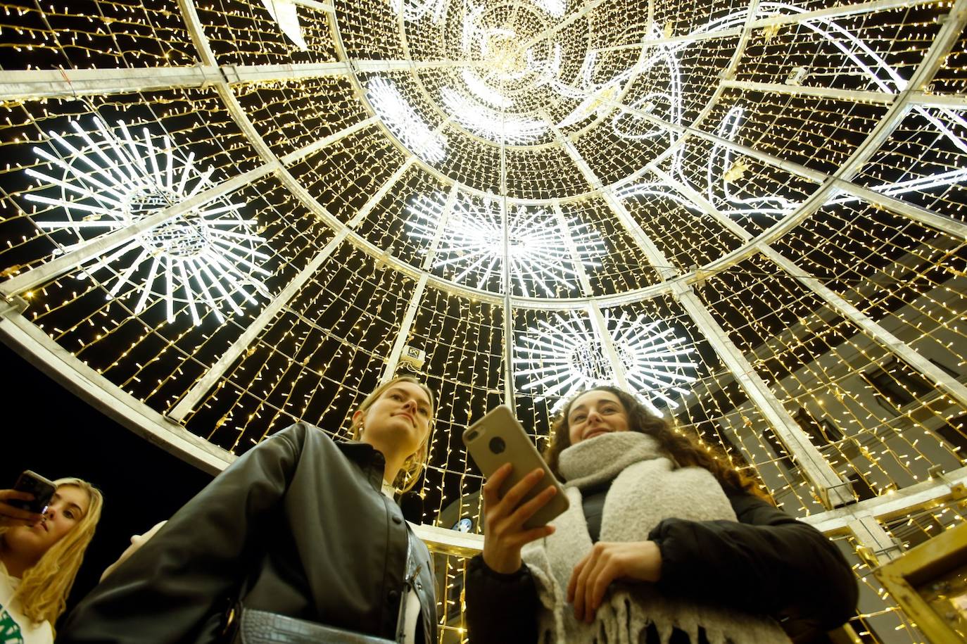 The festive spirit has arrived in the streets of the city of Malaga.