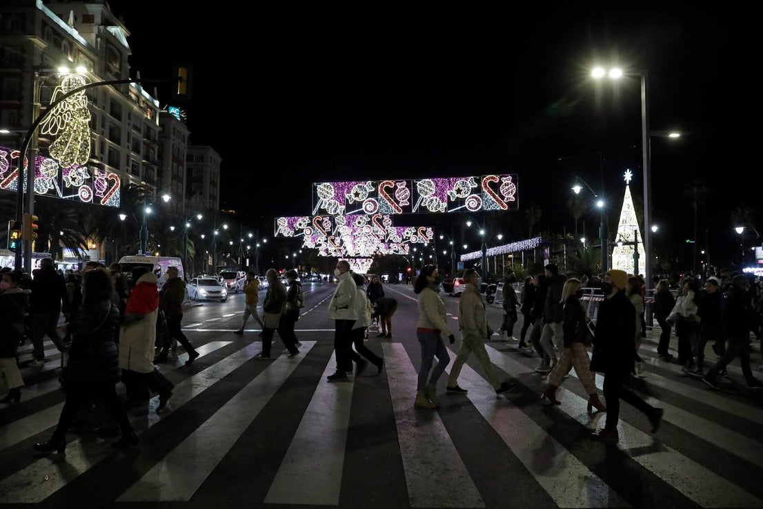 The festive spirit has arrived in the streets of the city of Malaga.