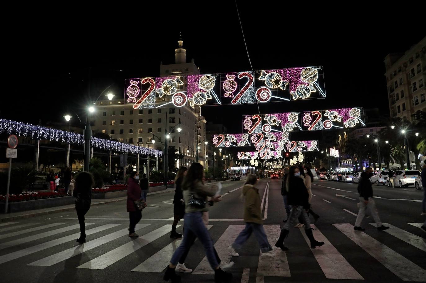The festive spirit has arrived in the streets of the city of Malaga.