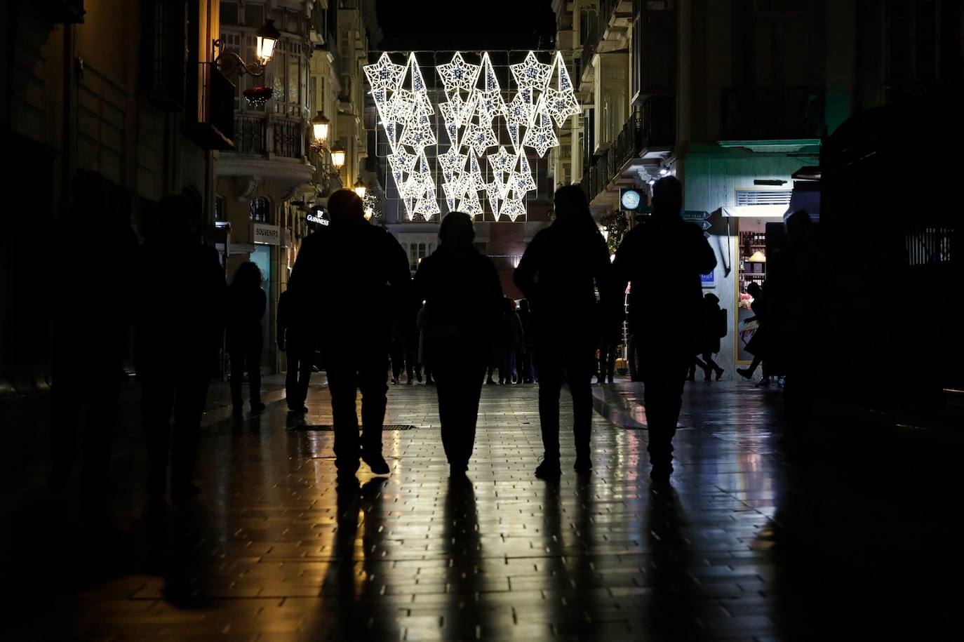 The festive spirit has arrived in the streets of the city of Malaga.