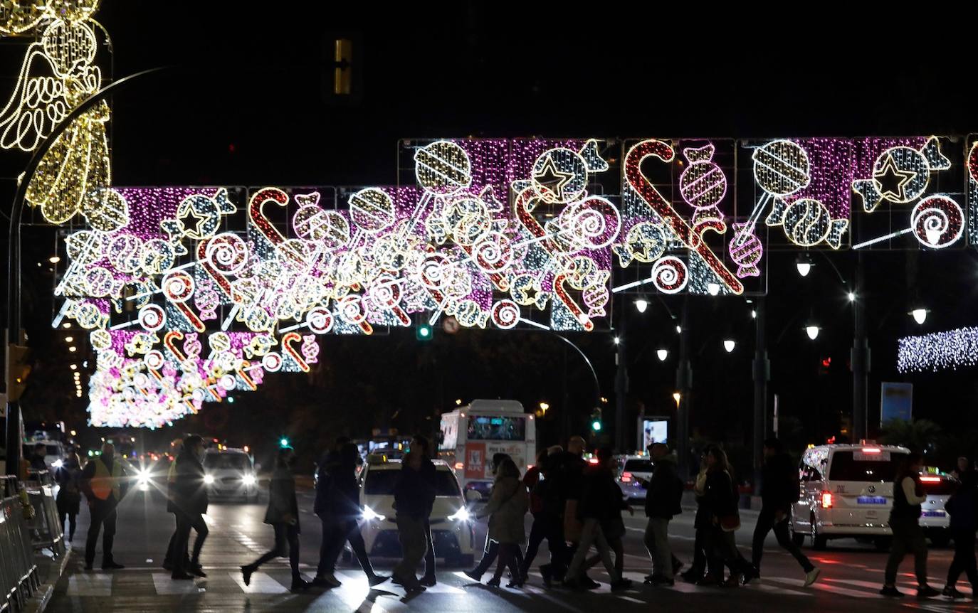 The festive spirit has arrived in the streets of the city of Malaga.