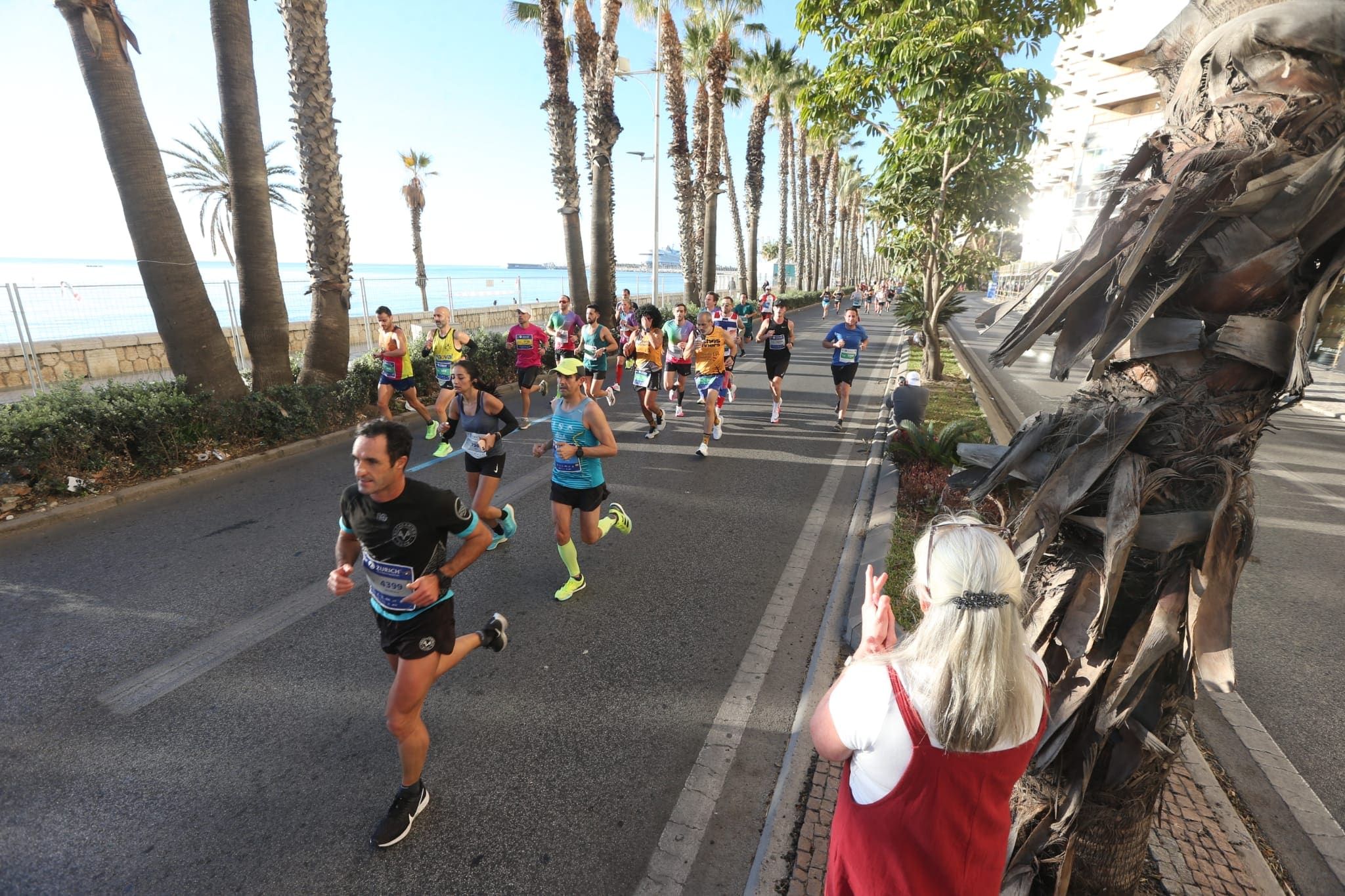 Around 9,000 runners participated in the event that also included a half-marathon, which had 4,700 participants