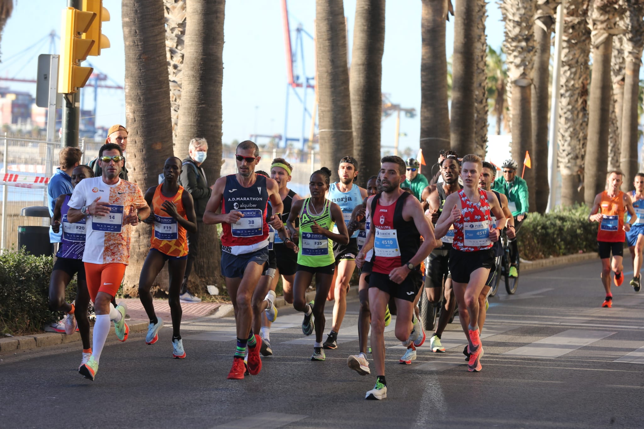 Around 9,000 runners participated in the event that also included a half-marathon, which had 4,700 participants