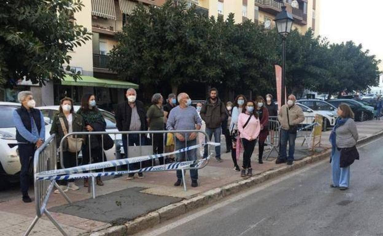 Marbella residents protested against the tree felling last Thursday 