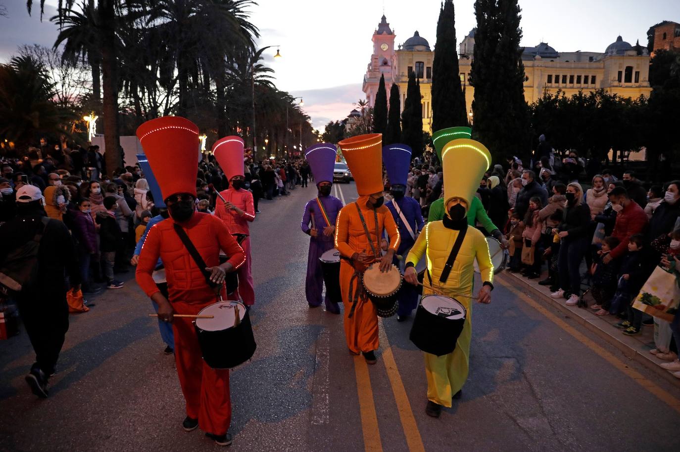 Malaga's Three Kings parade 2022.