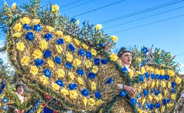 A Malanka procession. 