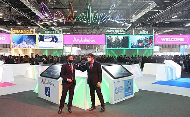 The regional government's stand at the Fitur international tourism fair in Madrid