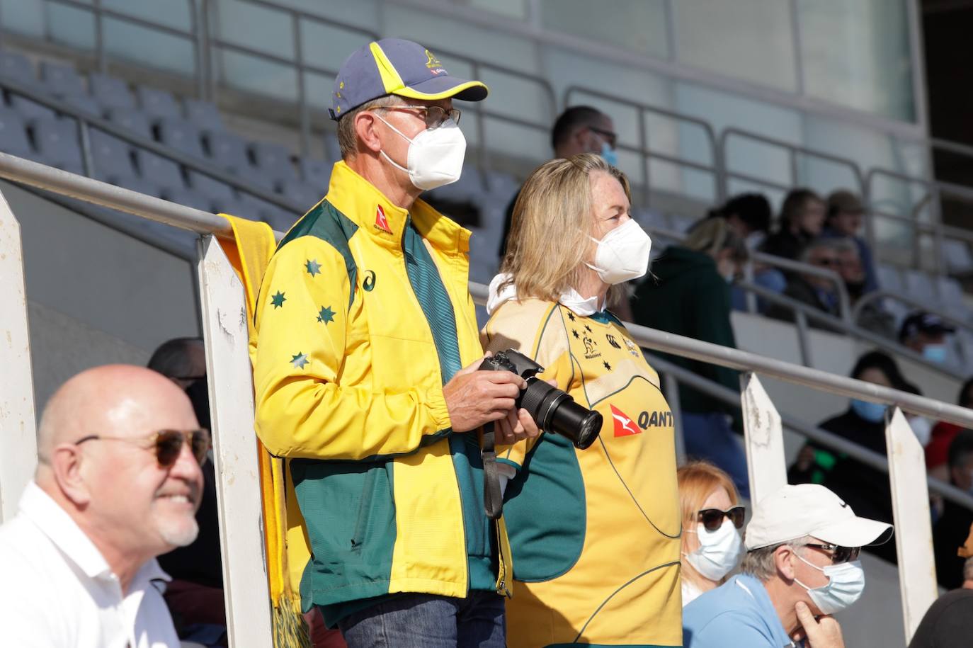 Nations compete in front of an international crowd at the Malaga athletics stadium