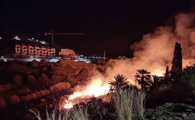 The fire in Torrox 