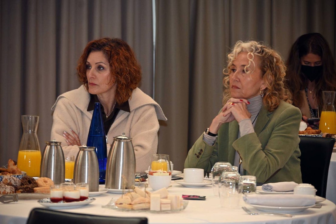 Representatives of Marbella town hall, Prime Invest, Triay Lawyers, and Iago Milet architecture studio at the event organised by SUR in English.