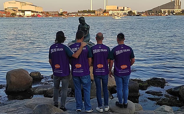 In Copenhagen for training. 