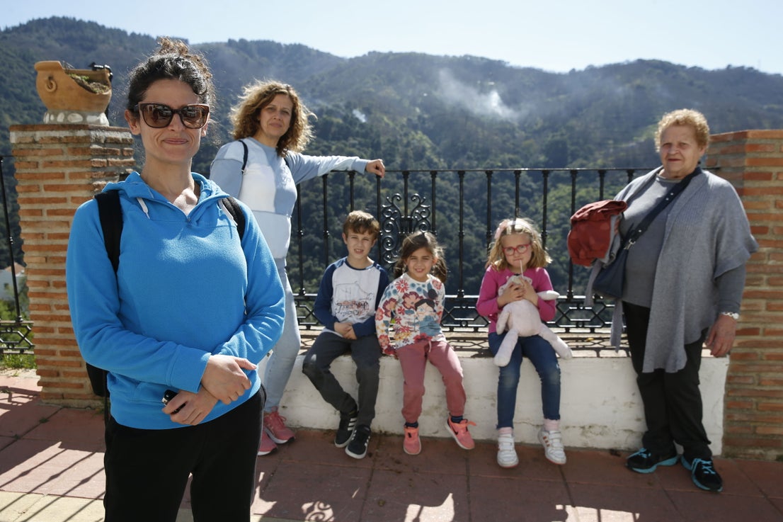 More than 9,000 hectares of woodland were destroyed by last year's fire. A visit to the area, six months later, shows how nature is starting to make a recovery in the Genal Valley