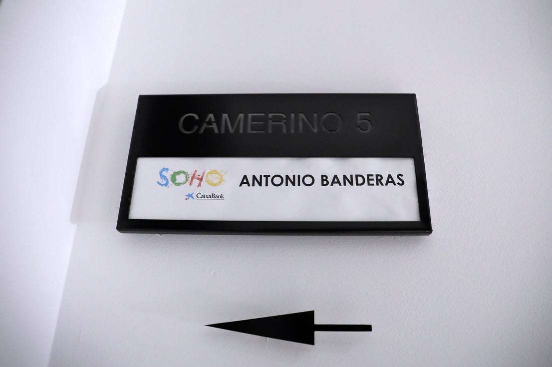 Behind the scenes at the Soho theatre as Antonio Banderas and the cast of Company prepare for a show.