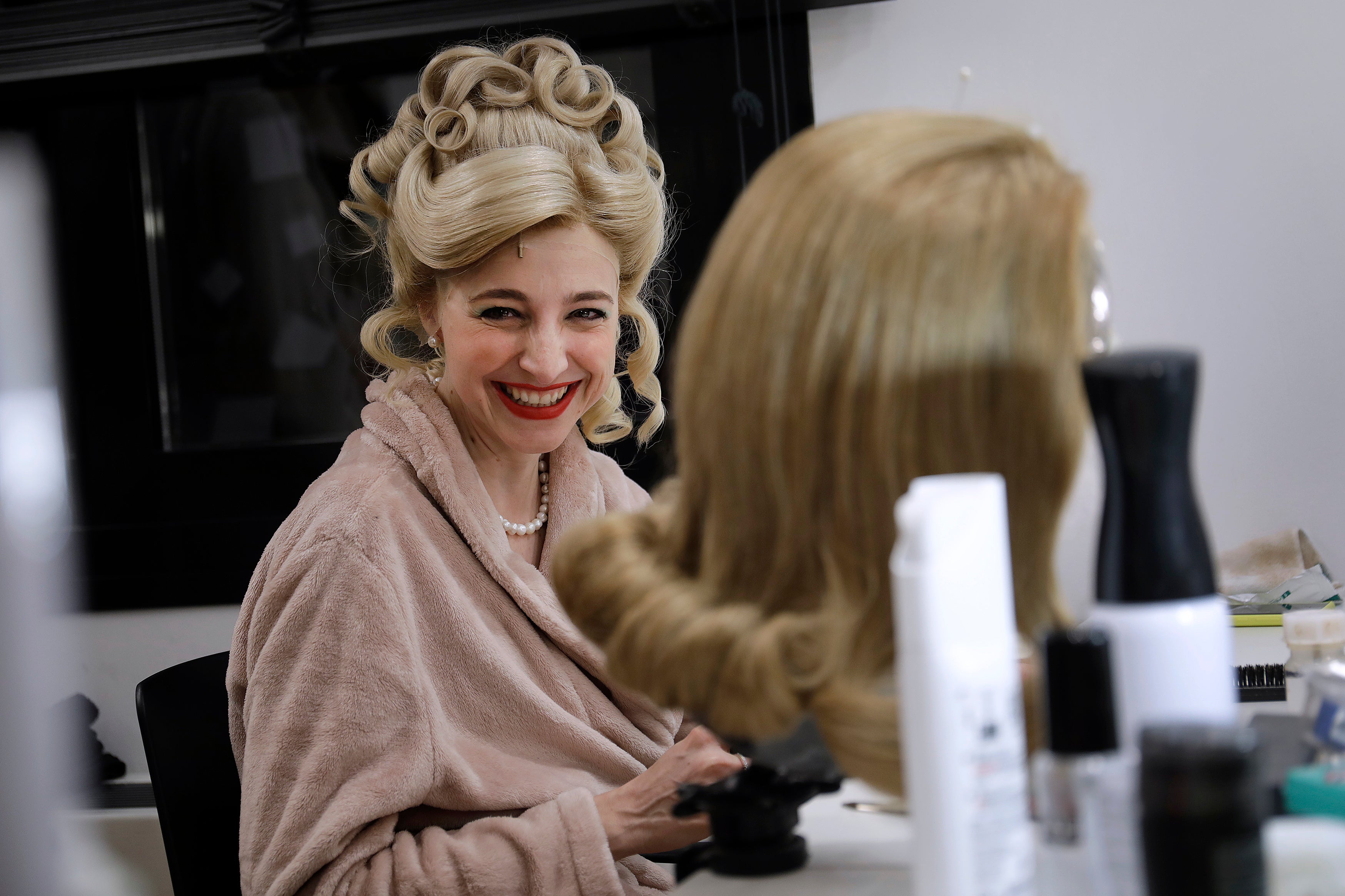 Behind the scenes at the Soho theatre as Antonio Banderas and the cast of Company prepare for a show.