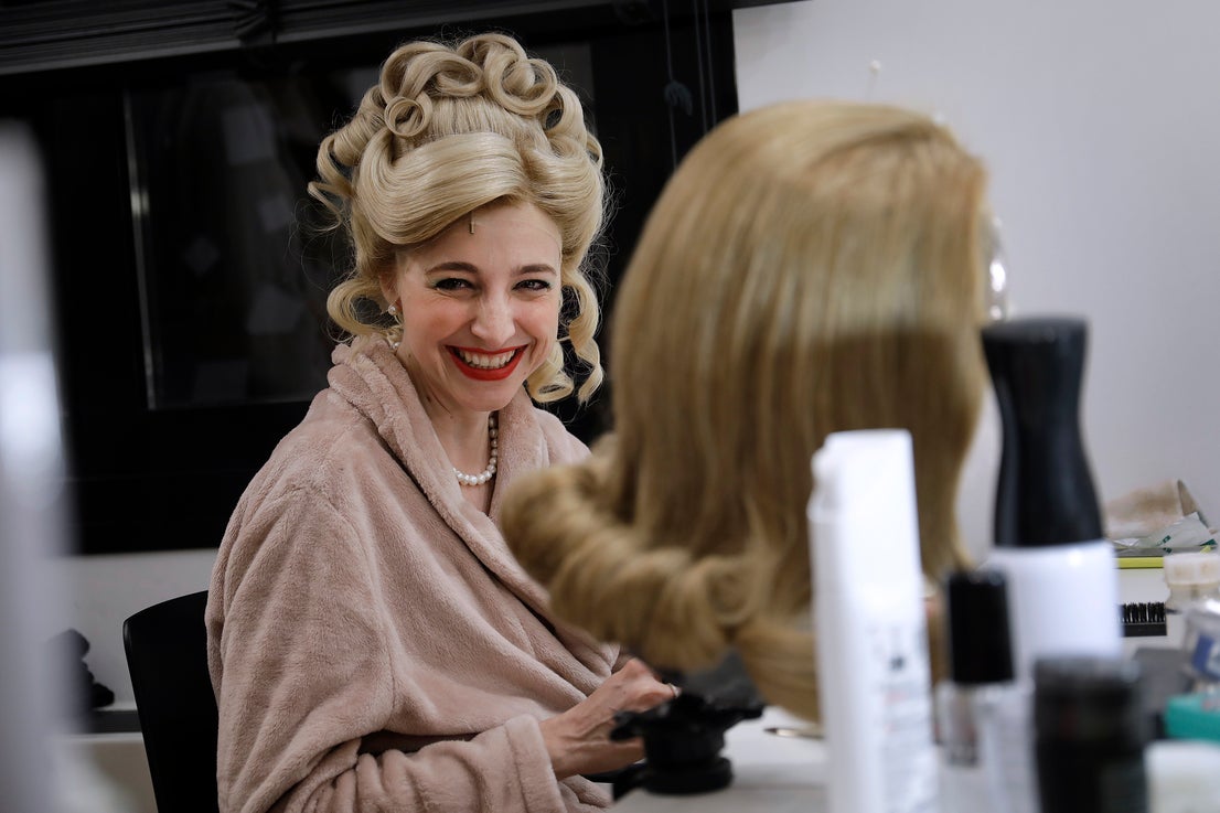 Behind the scenes at the Soho theatre as Antonio Banderas and the cast of Company prepare for a show.