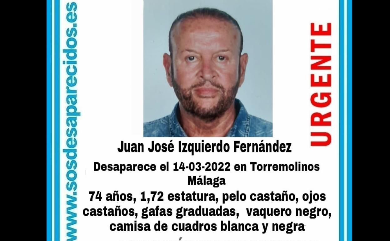 Public appeal to find missing man in Torremolinos