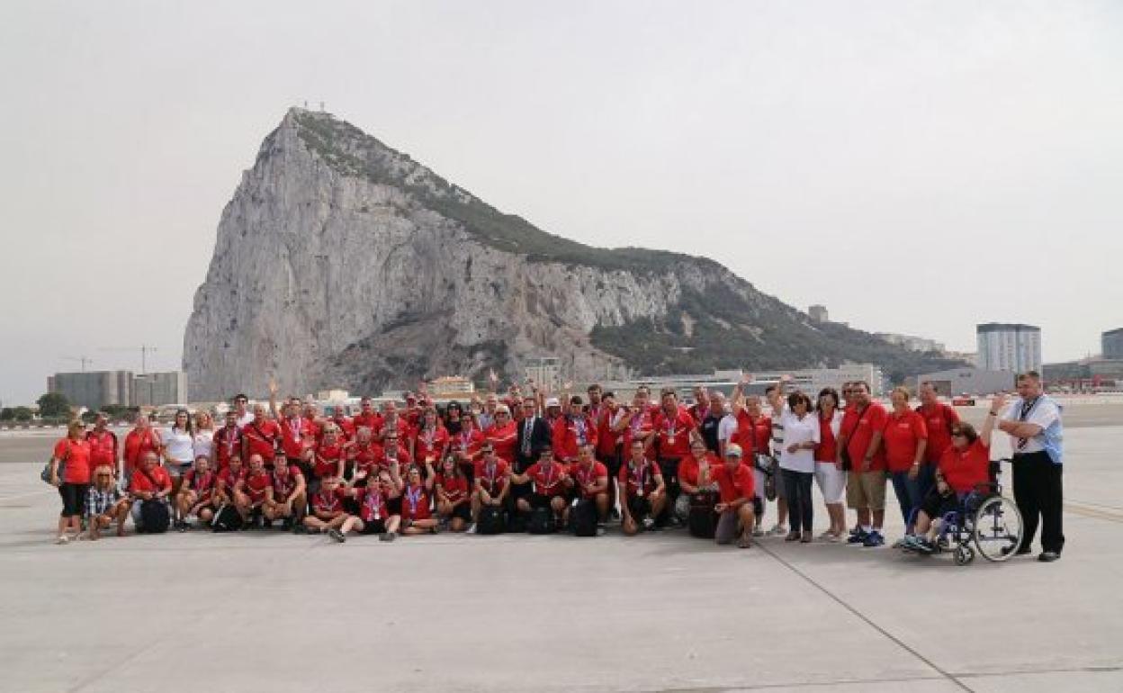 File photo of the Gibraltar Special Olympics team.