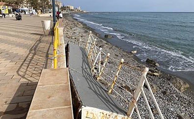 El Ferrara beach Torrox on Saturday 