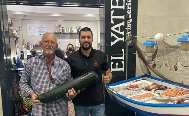 Record-breaking 7.5 kilo courgette grown in Vélez-Málaga