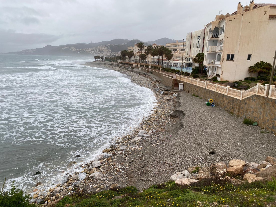 Playa El Chucho, in Nerja.