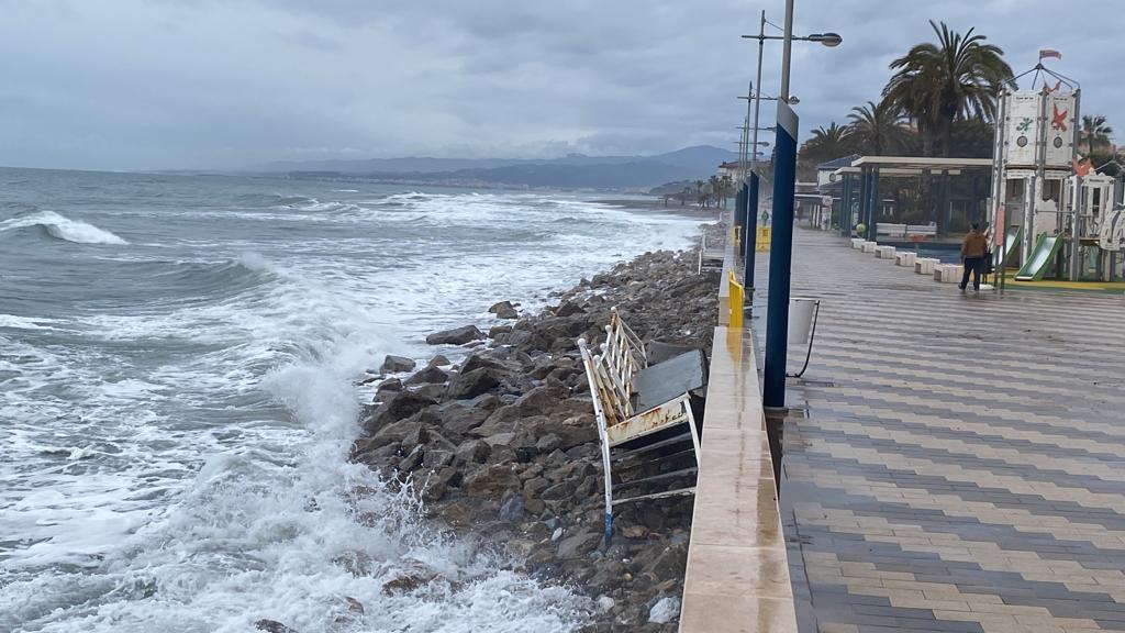 Playa Ferrara, in Torrox.
