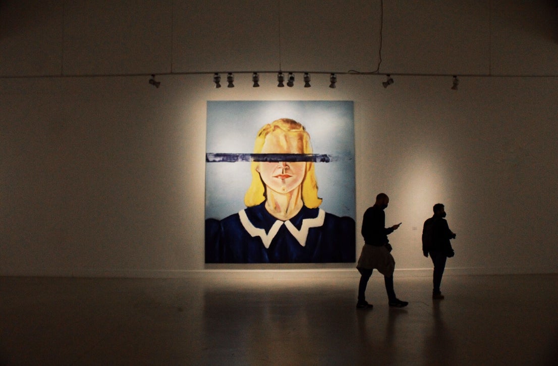 The North American artist recreates traditional Spanish paintings.