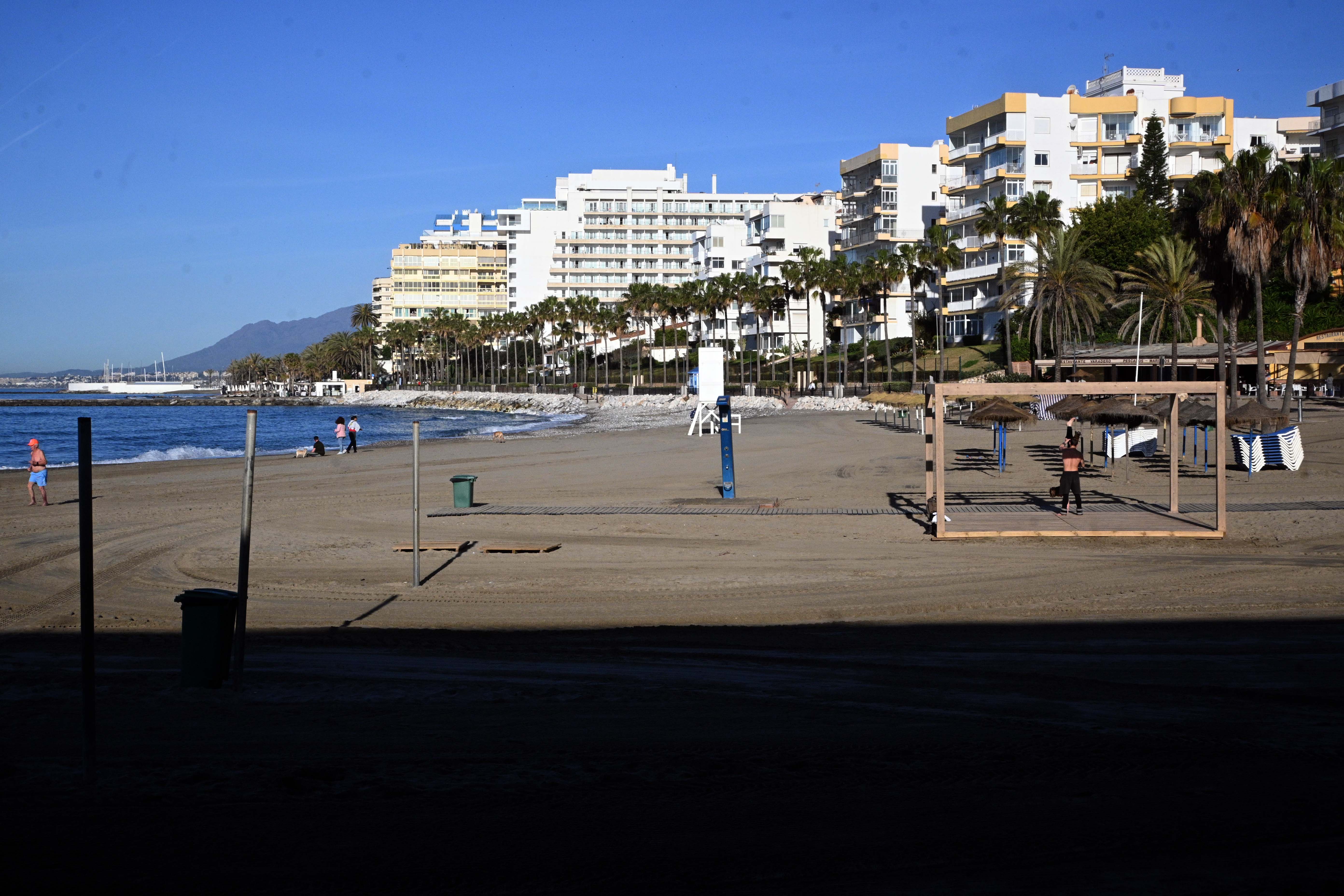 Playa de La Bajadilla in Marbella.