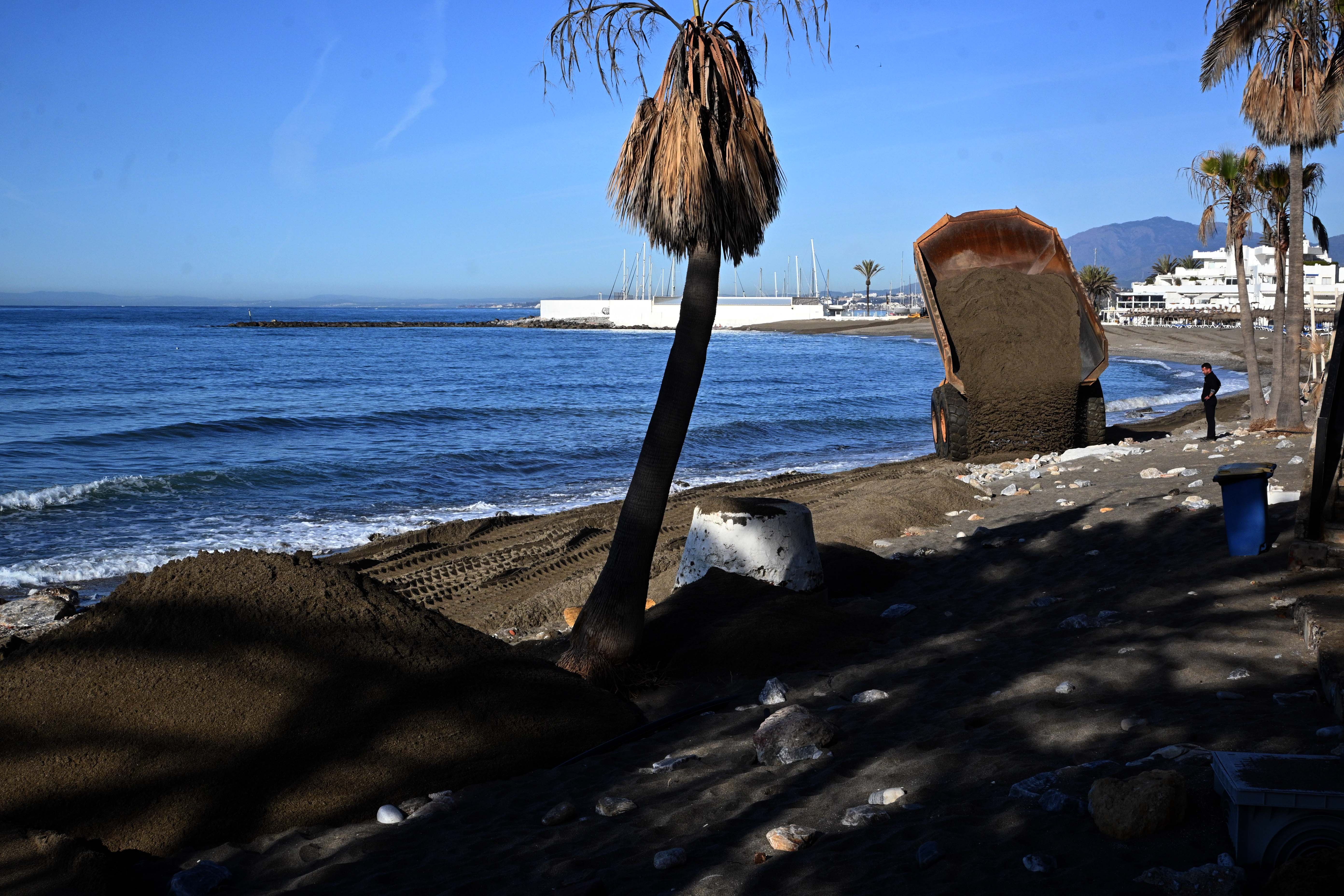 Playa de El Fuerte, in Marbella.