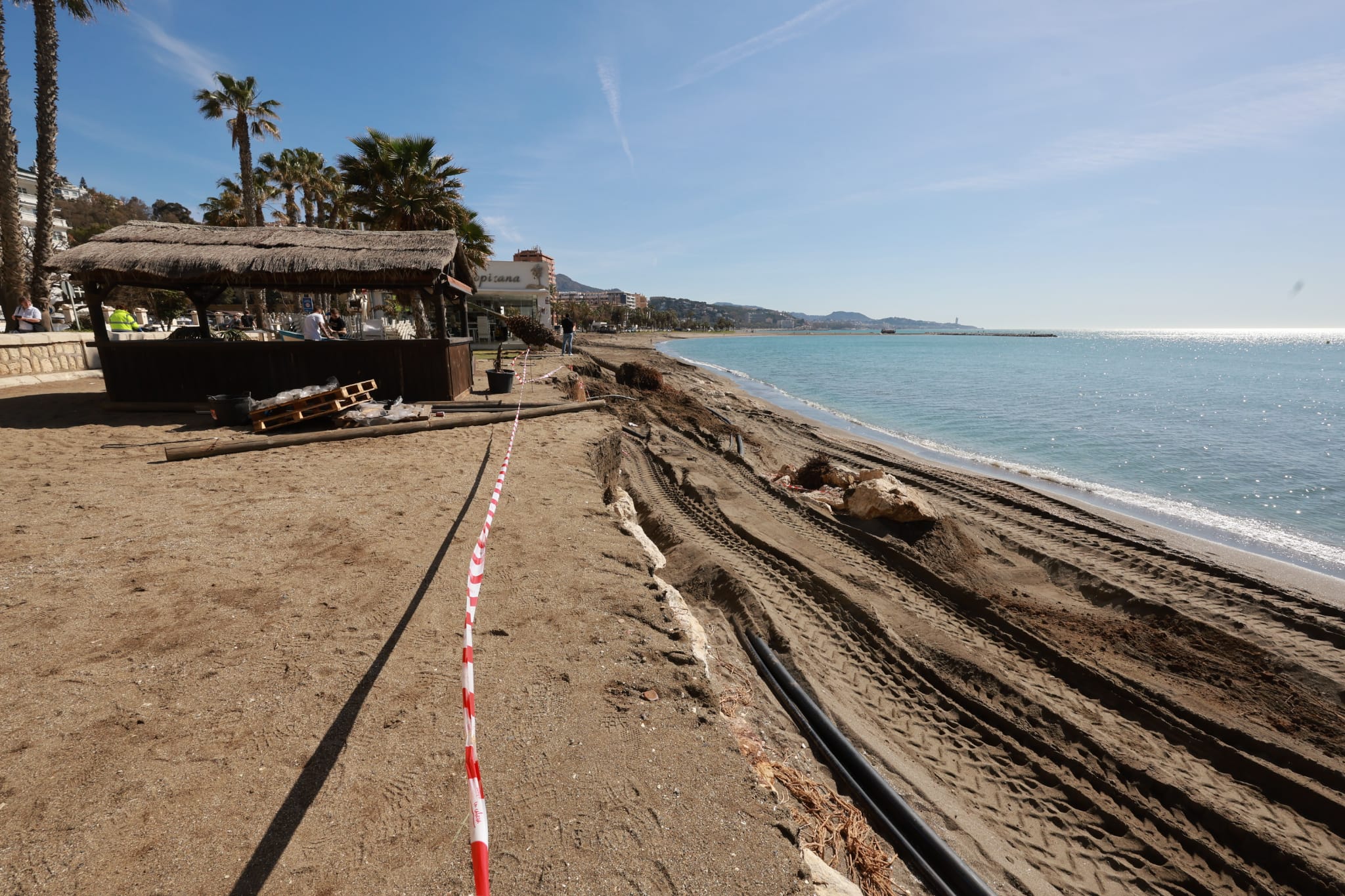 Working against the clock on the Huelin and La Malagueta beaches in Malaga city, and also on the beaches of Torremolinos