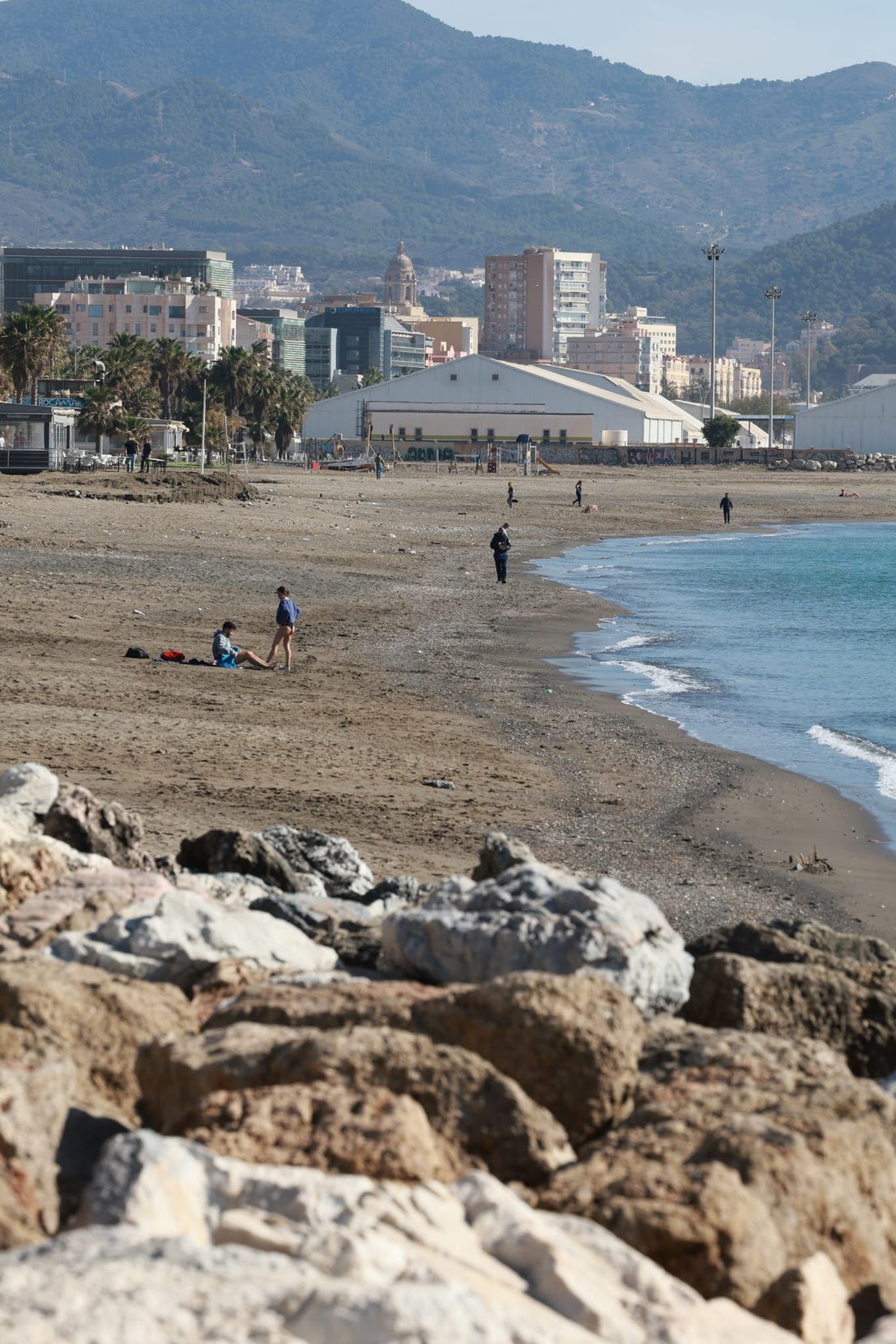 Working against the clock on the Huelin and La Malagueta beaches in Malaga city, and also on the beaches of Torremolinos