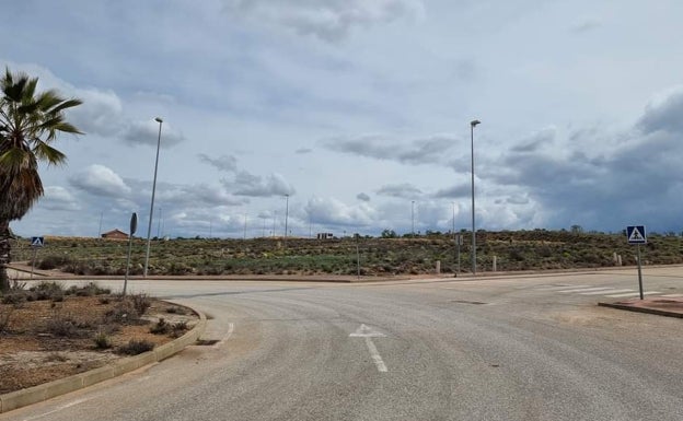 The site of the future factory.