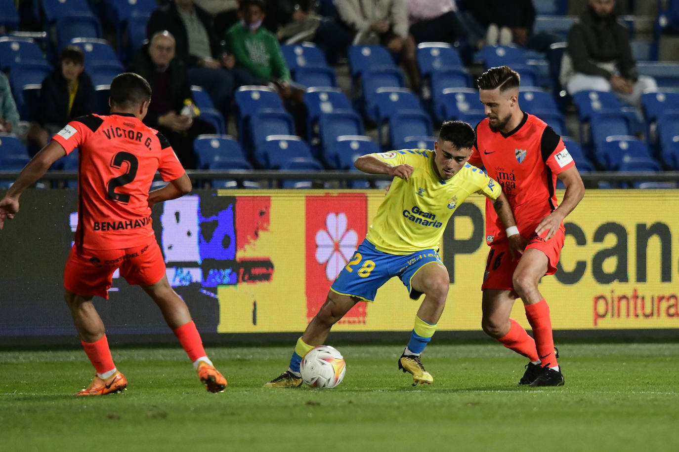 Malaga could not take the three points from Las Palmas.