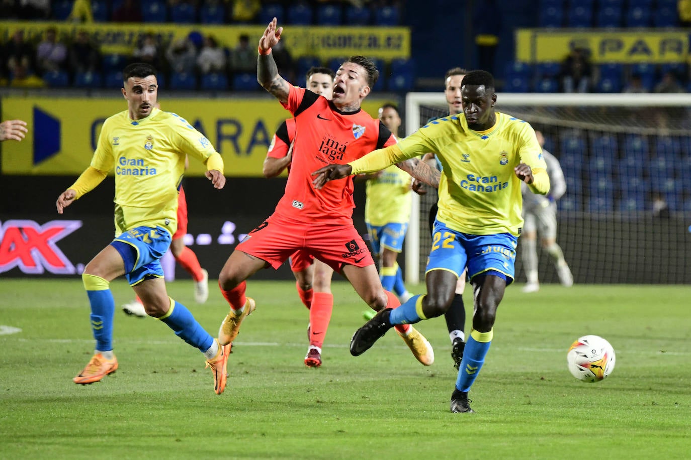 Malaga could not take the three points from Las Palmas.
