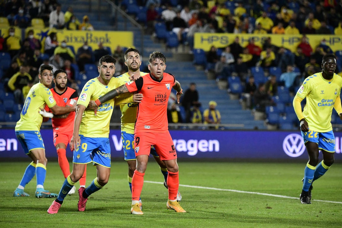 Malaga could not take the three points from Las Palmas.