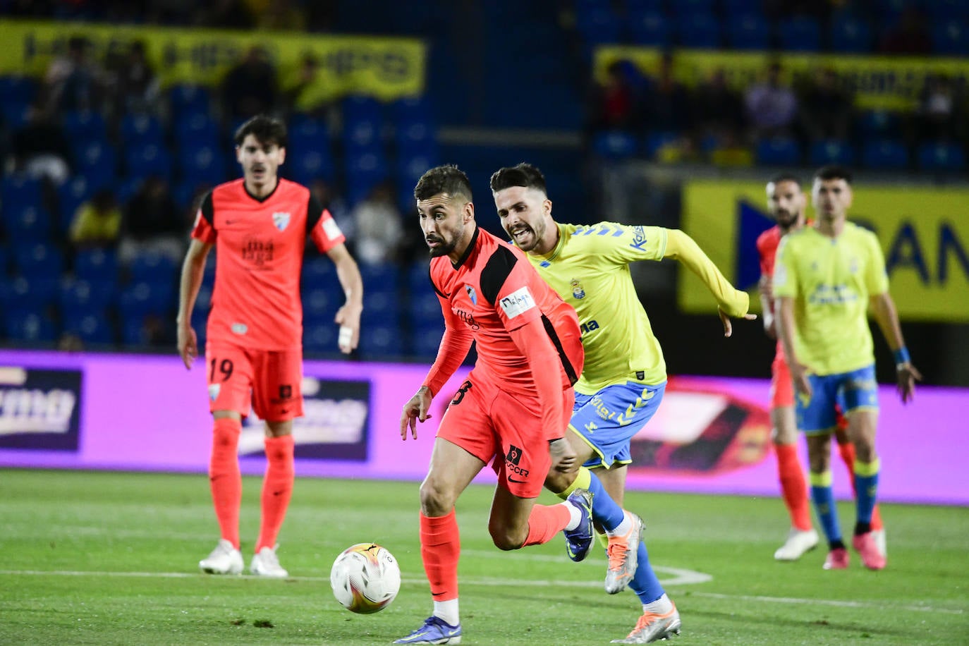 Malaga could not take the three points from Las Palmas.