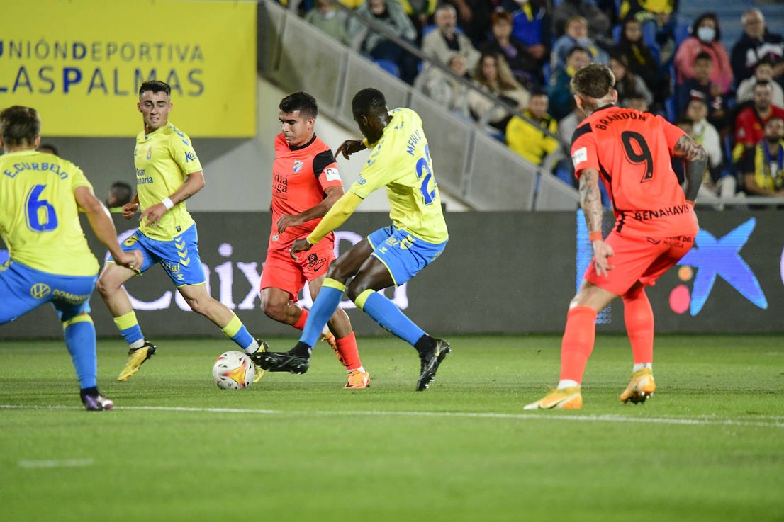 Malaga could not take the three points from Las Palmas.