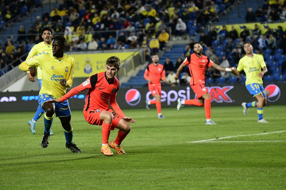 Malaga could not take the three points from Las Palmas.